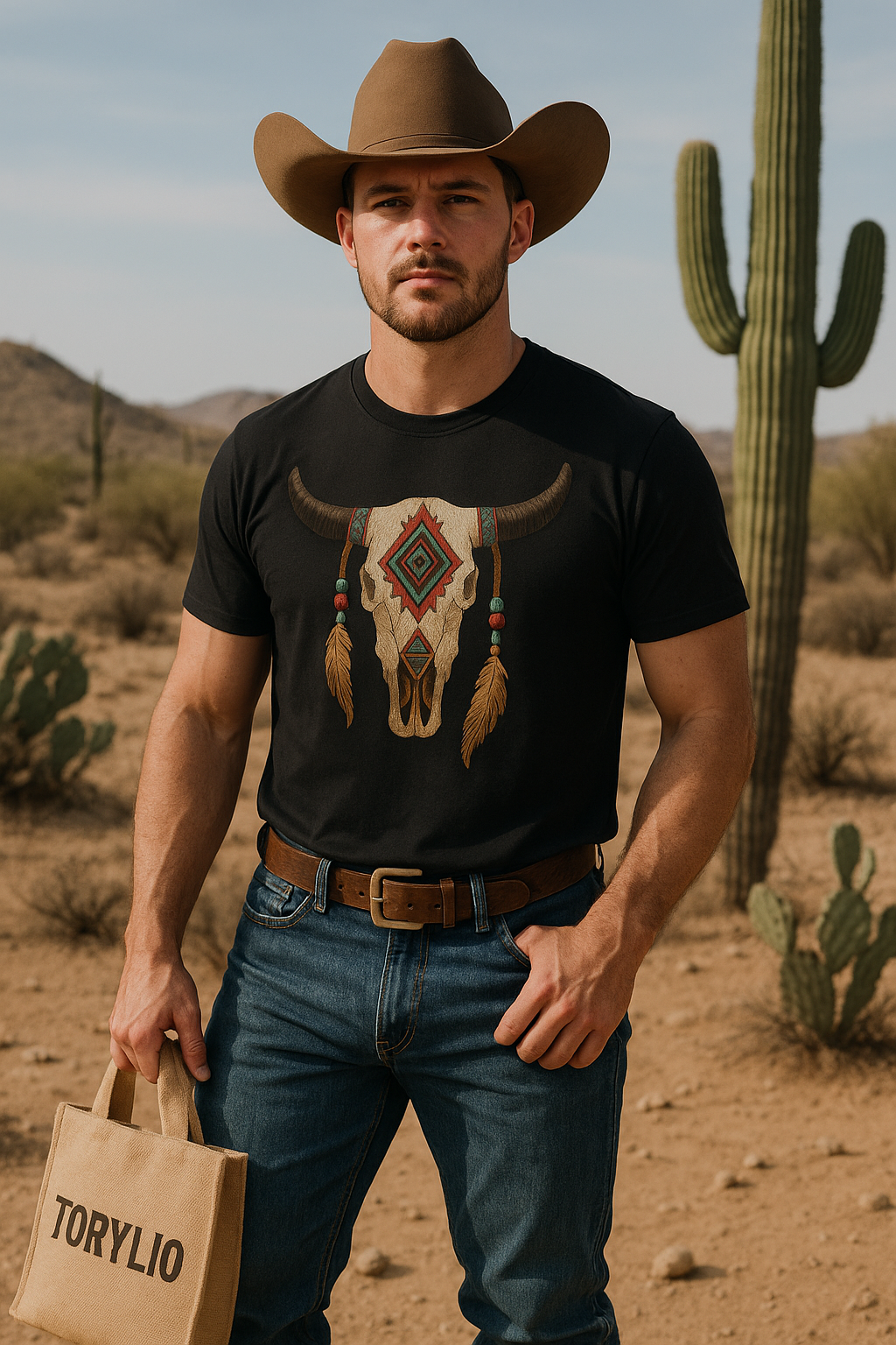 Playera Vaquera Toro Maya