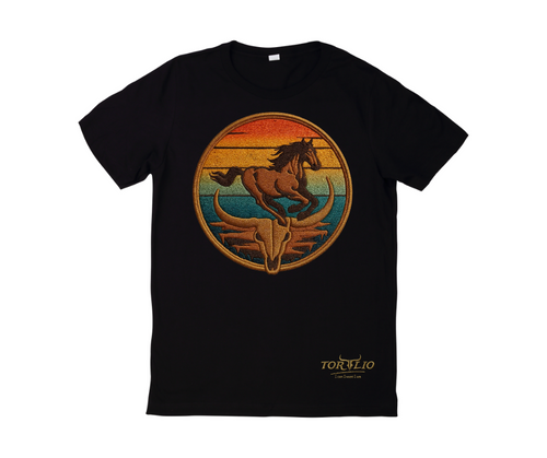 Playera Vaquera Caballo