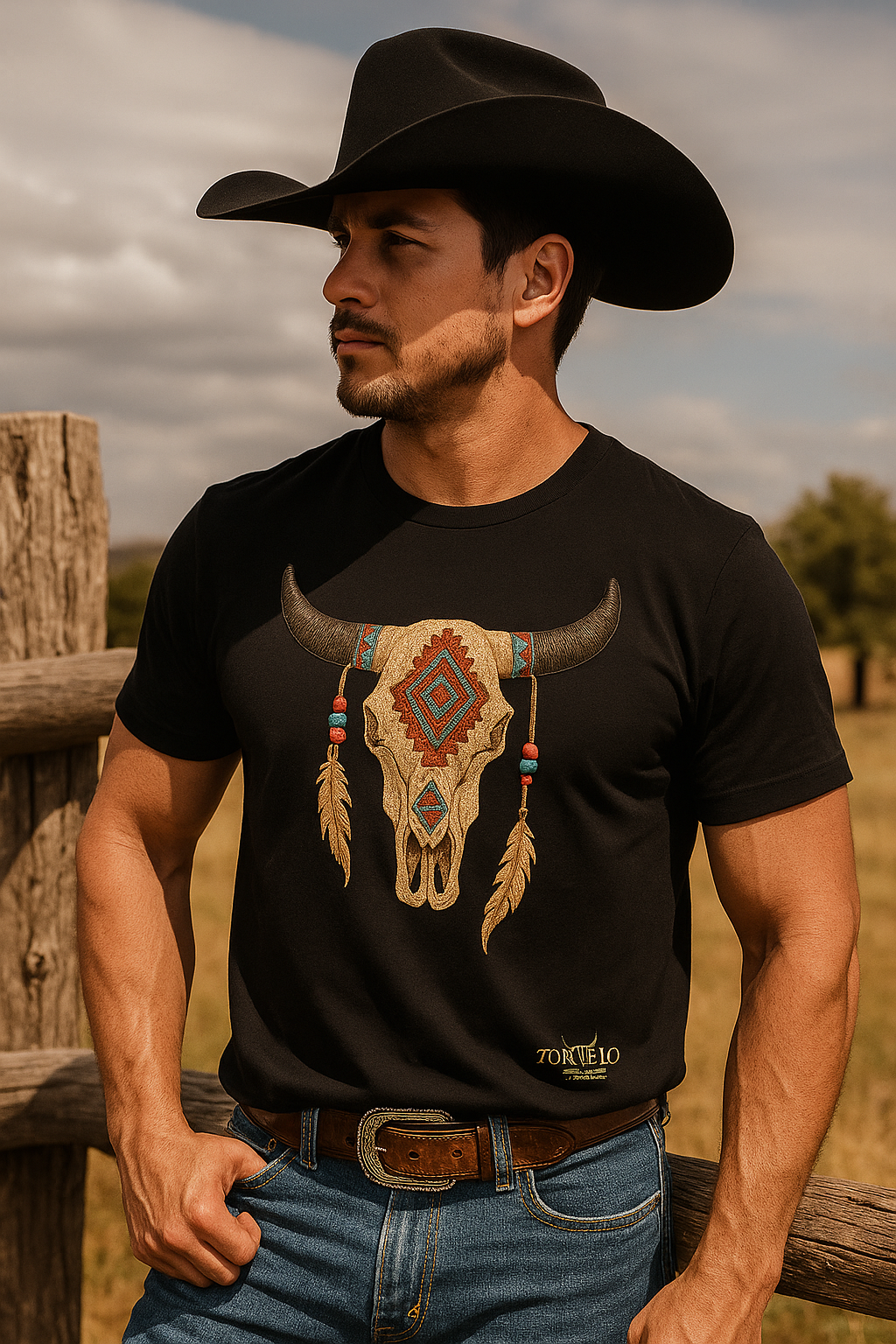 Playera Vaquera Osamenta