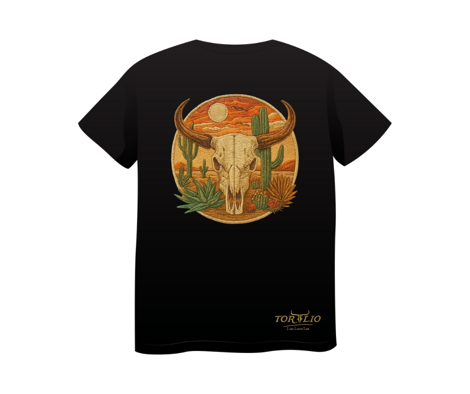 Playera Vaquera Toro Cactus