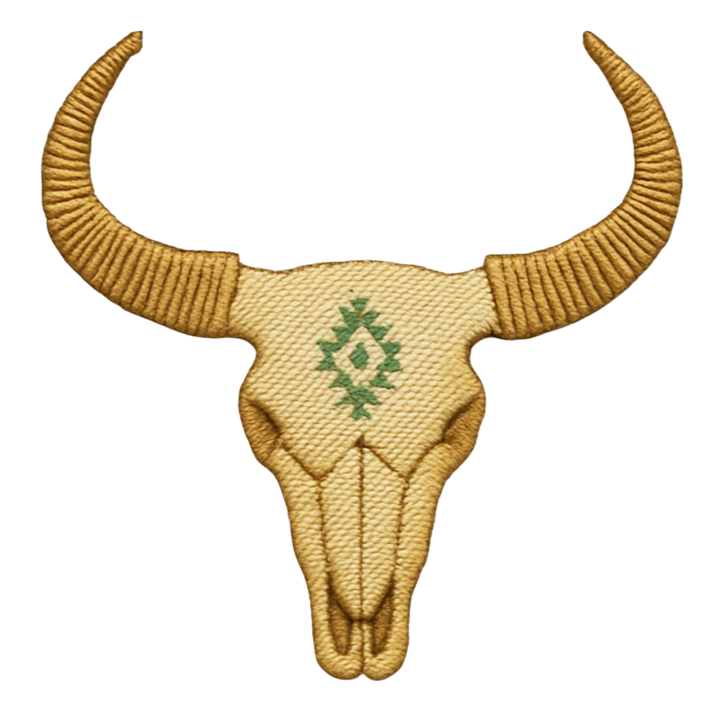 Playera Vaquera Cuernos Largos