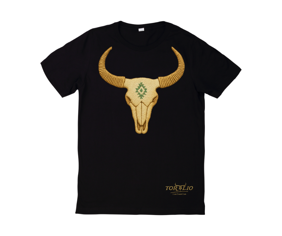 Playera Vaquera Cuernos Largos