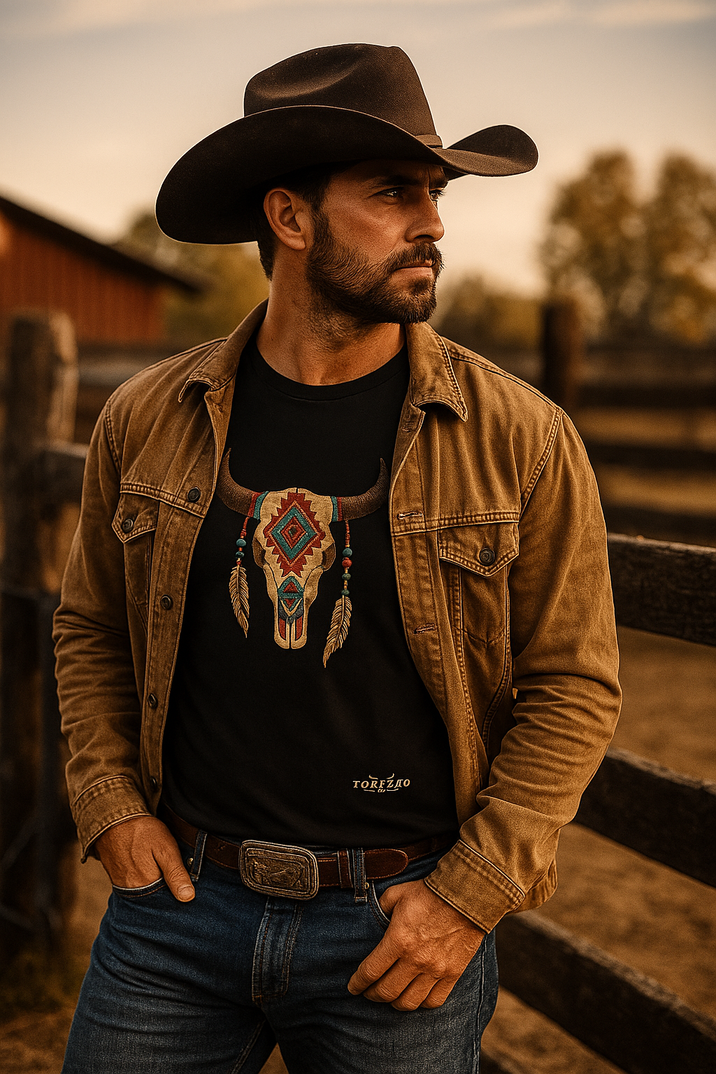 Playera Vaquera Osamenta