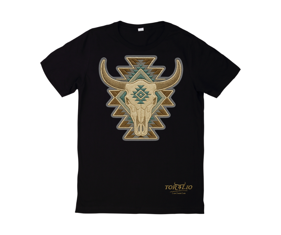 Playera Vaquera Geometría